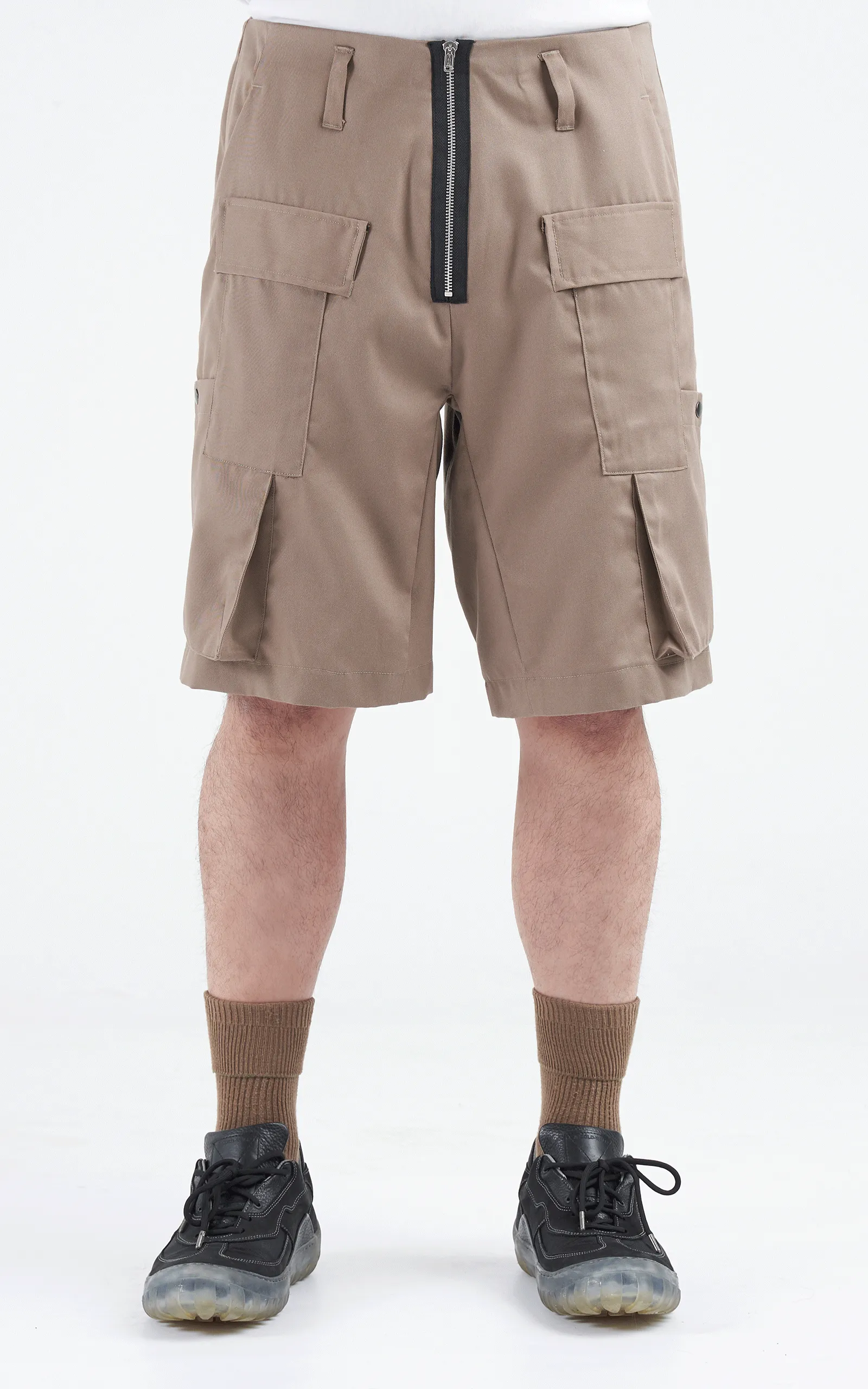 1. "PARELLEL" Cargo Shorts - KHAKI