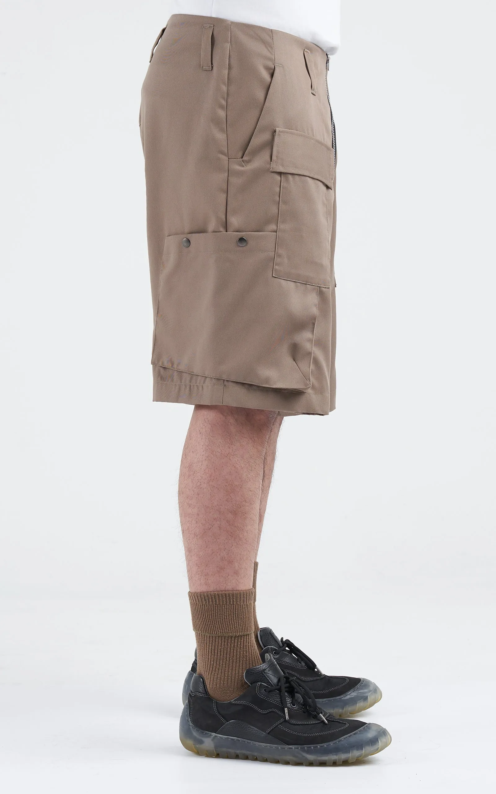 1. "PARELLEL" Cargo Shorts - KHAKI