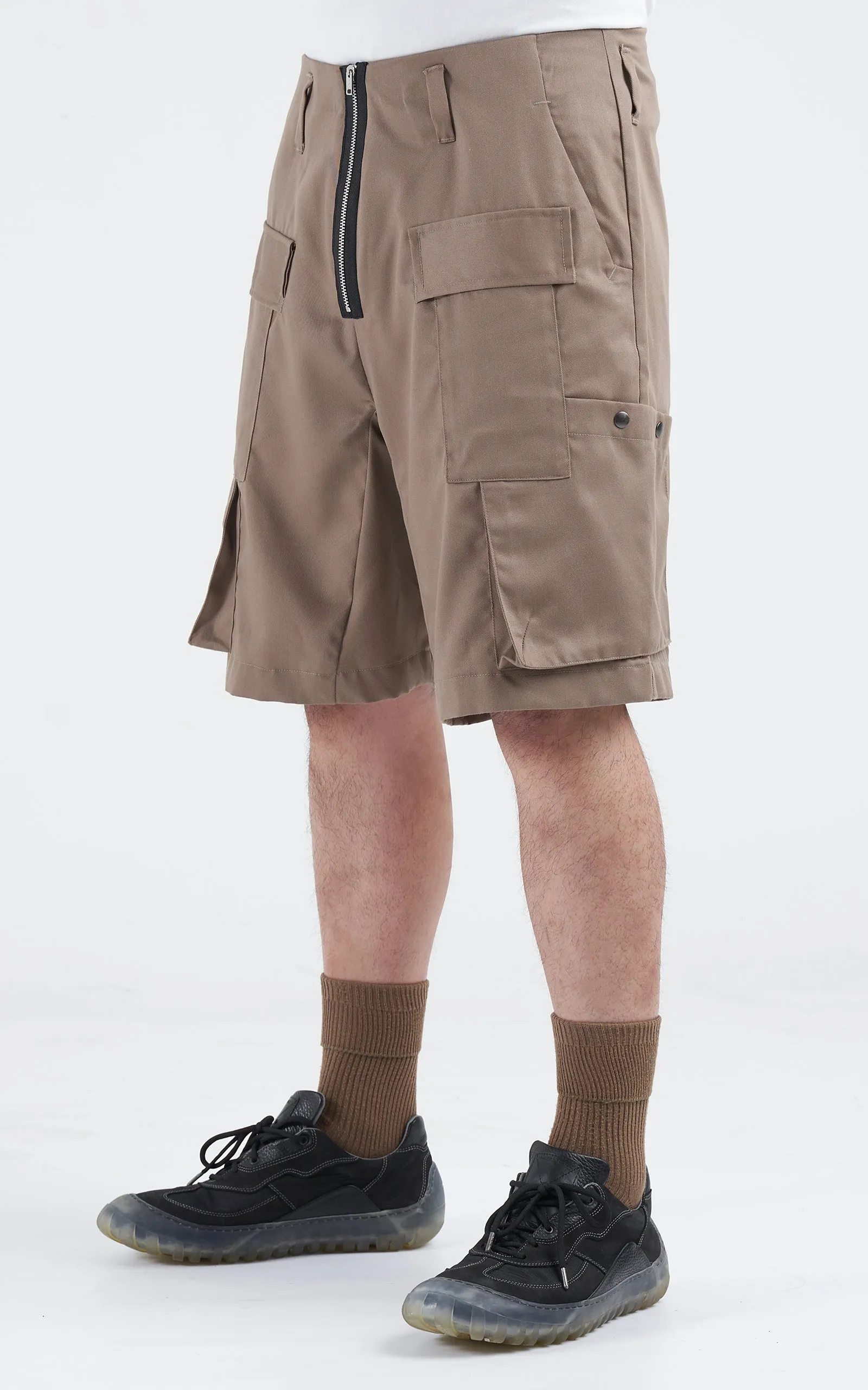 1. "PARELLEL" Cargo Shorts - KHAKI