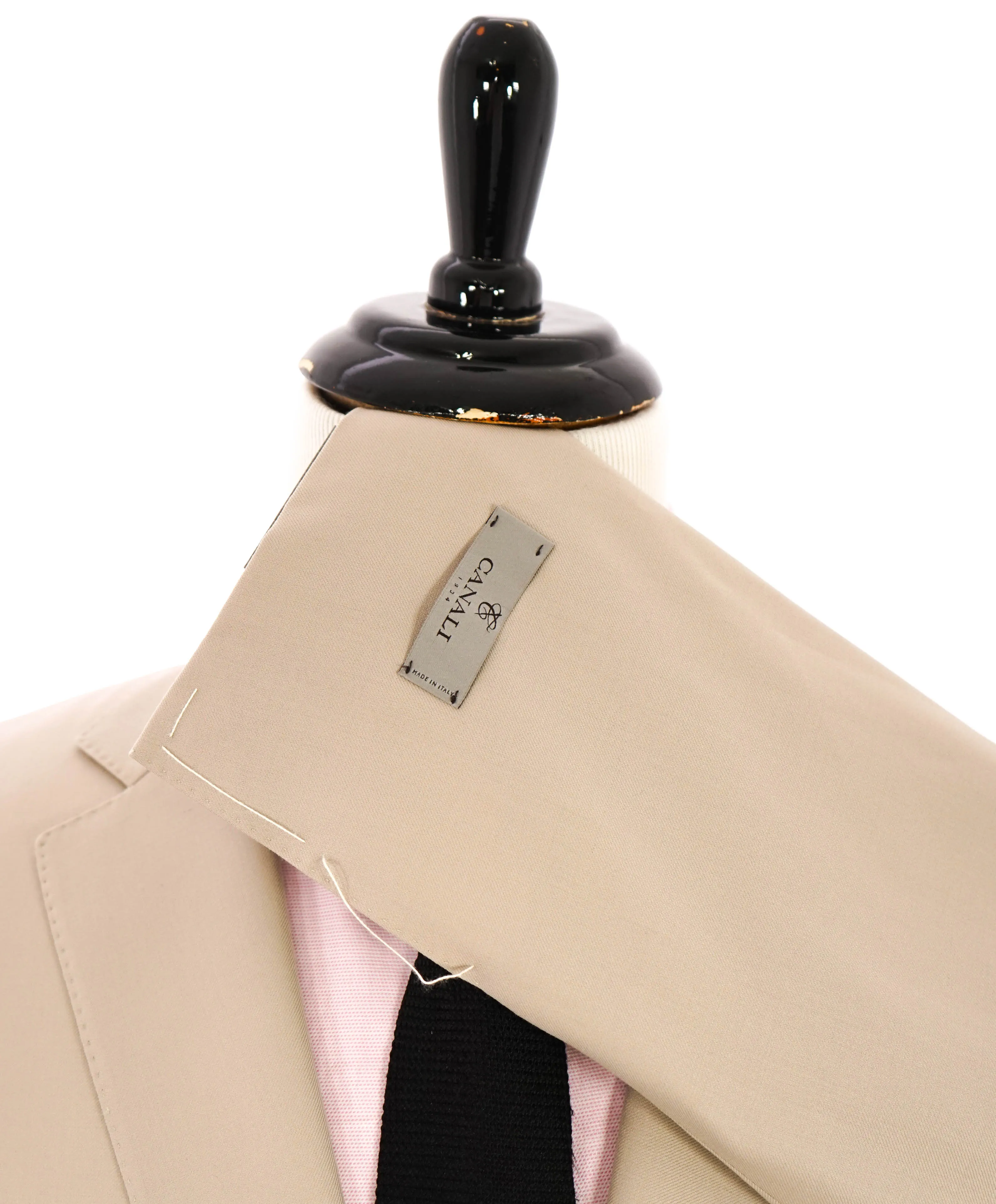 $1,895 CANALI - Beige Light Summer Notch Lapel Blazer - 40R