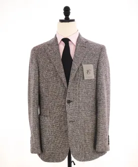 $2,095 CANALI - "KEI" Neutral Fleck ALPACA/WOOL Unlined Thick Wool Blazer - 40R