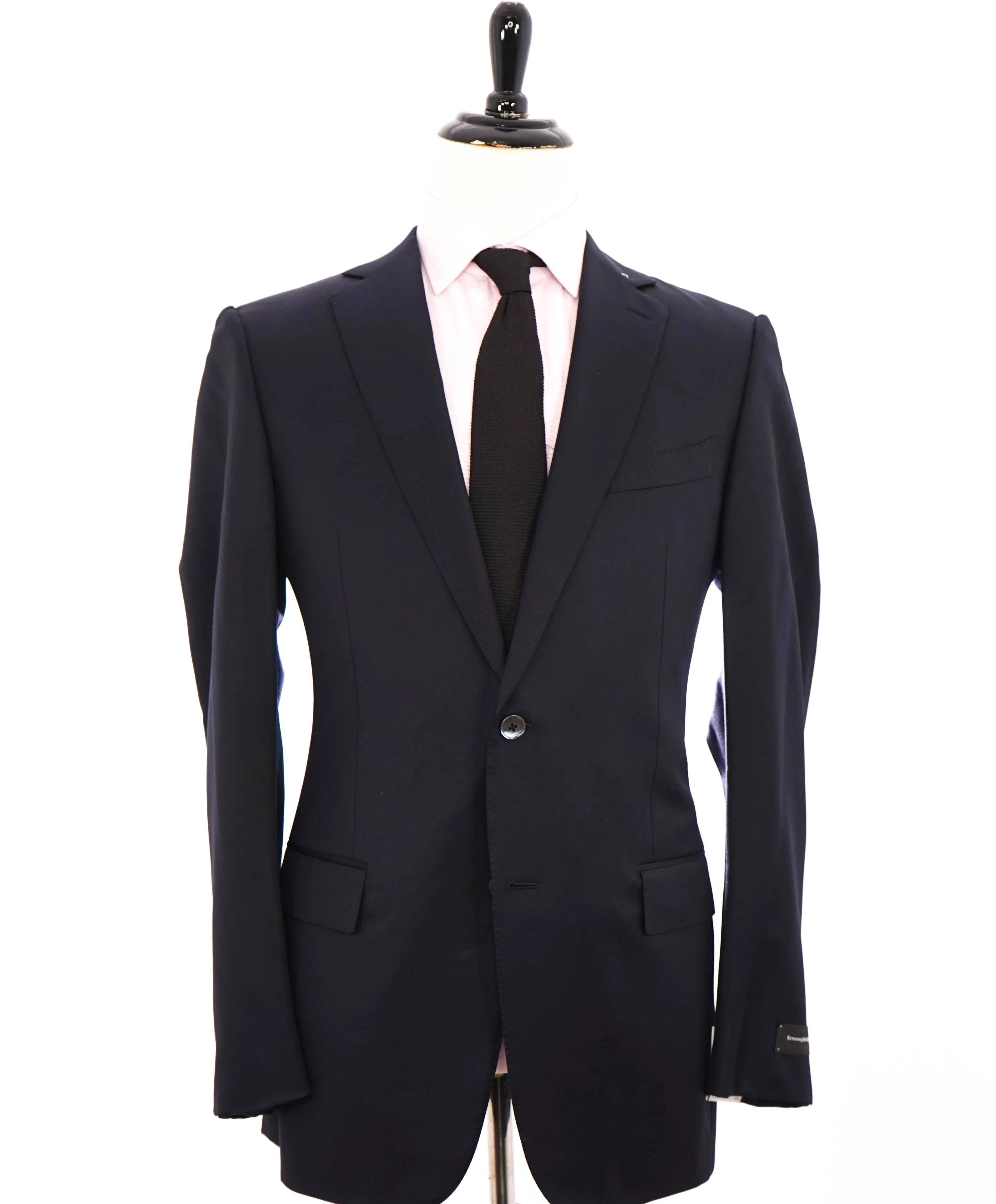 $2,695 ERMENEGILDO ZEGNA -"Micronsphere" NAVY Blazer - 42L