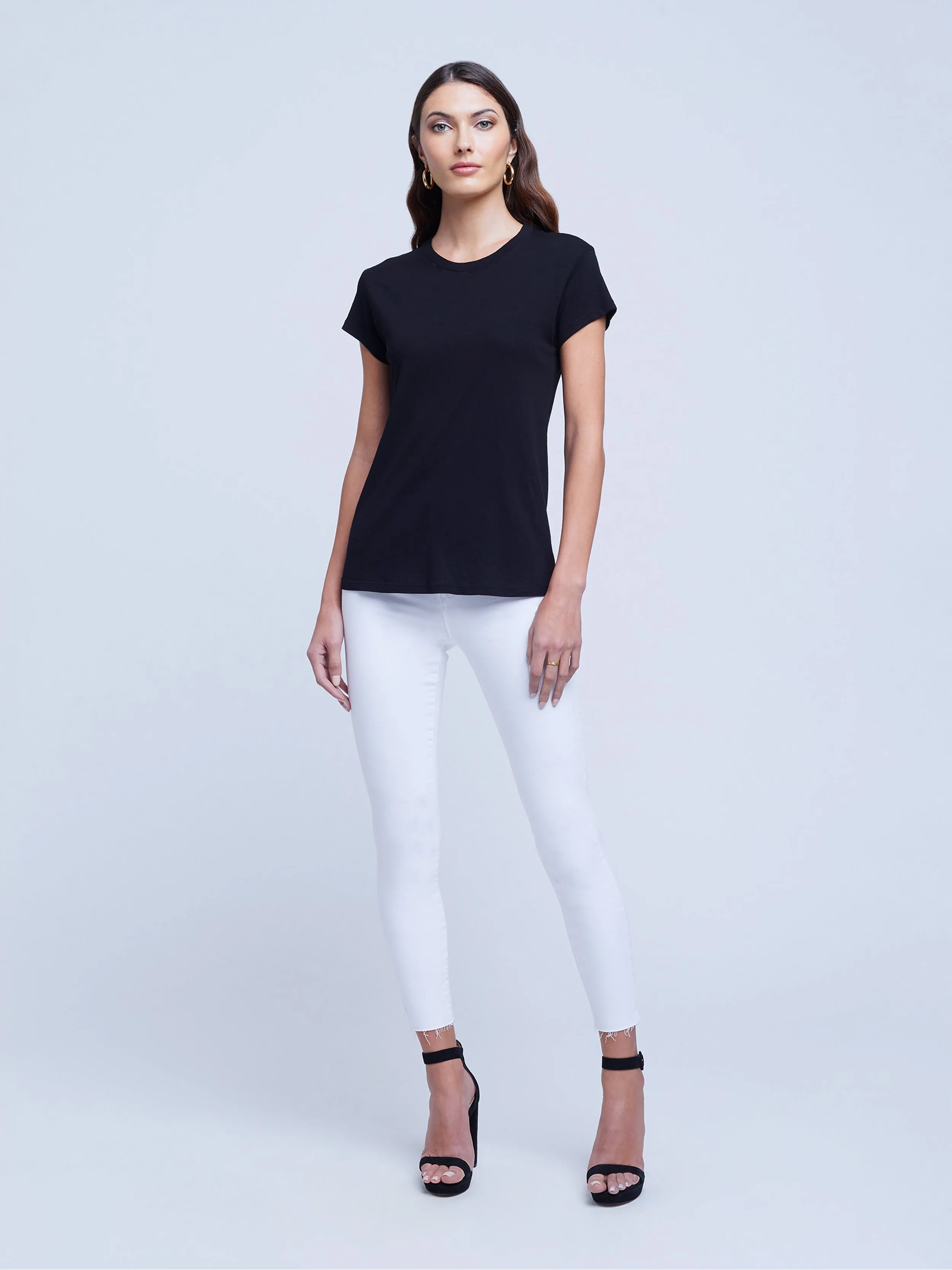 5484DCJb L'Agence Cory S/S Crew Neck Tee