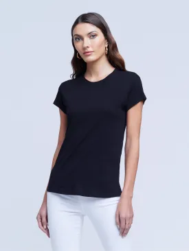 5484DCJb L'Agence Cory S/S Crew Neck Tee