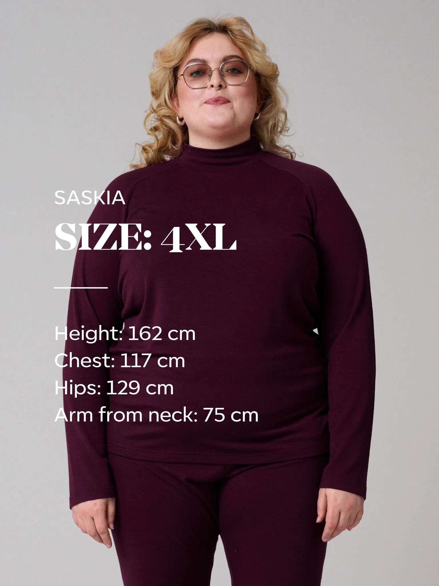 Aleksandra Merino Long Sleeve Burgundy