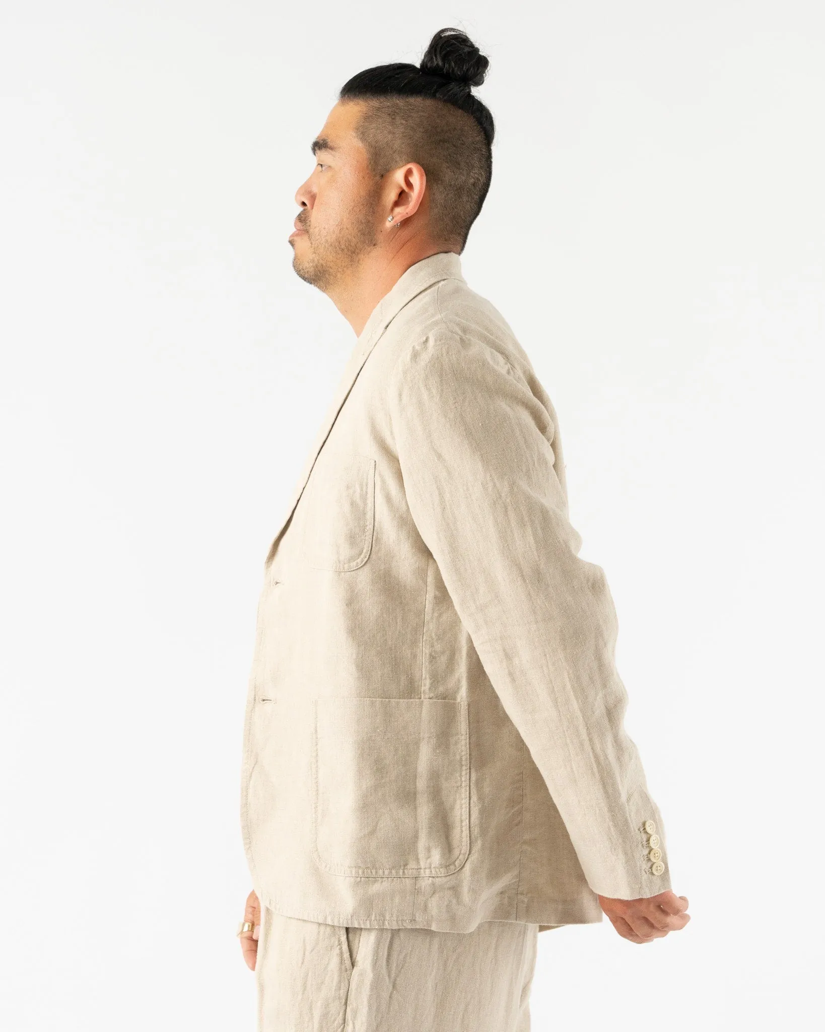 Alex Mill Mercer Blazer in Linen Flax