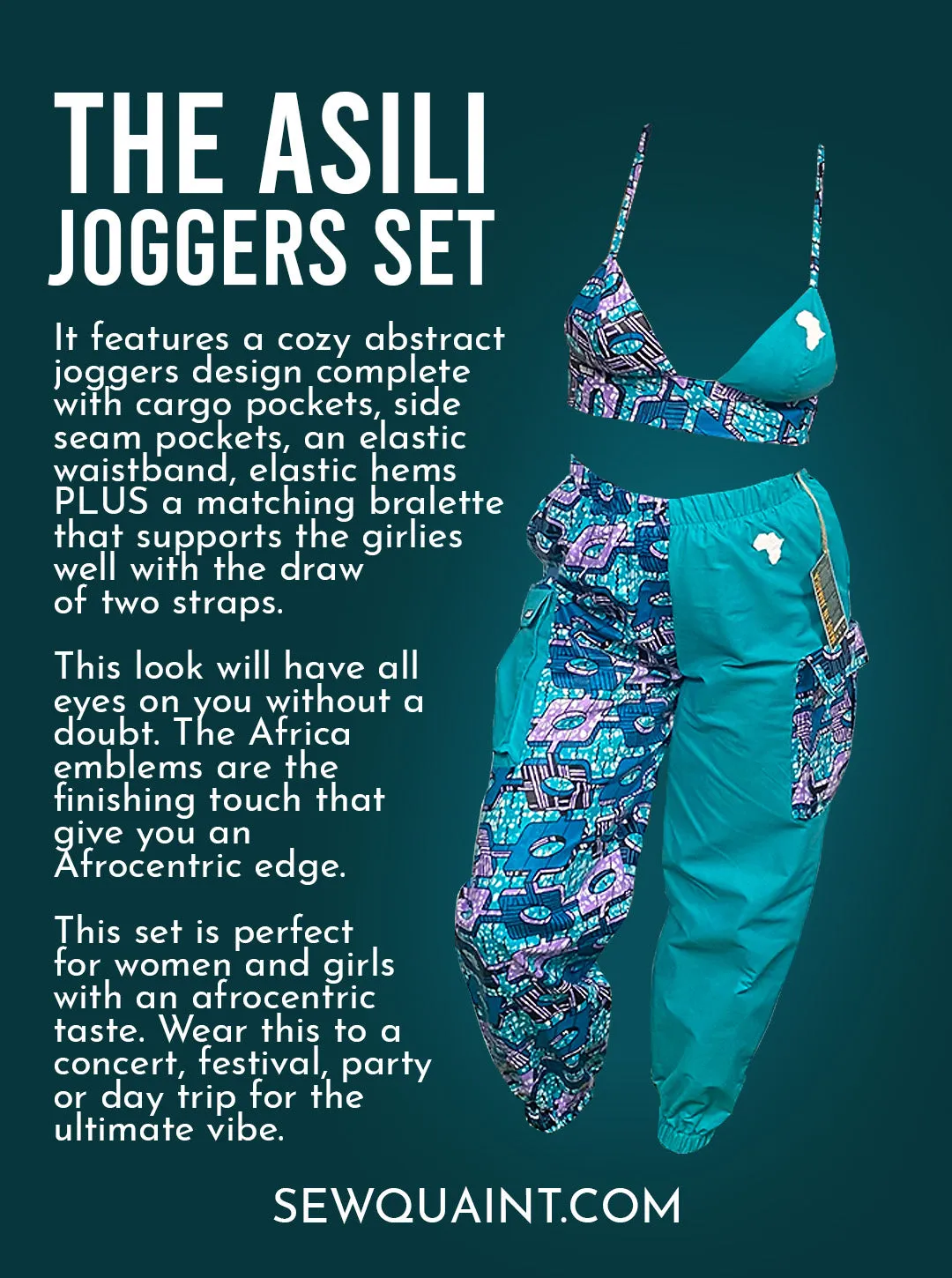 Asili Joggers   Bralette Sets