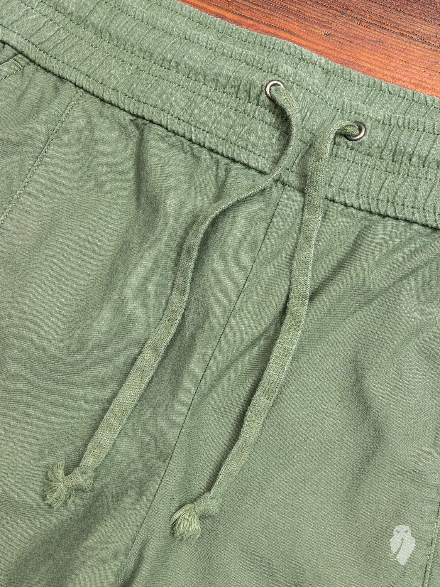 Back Sateen Cargo Pants in Olive