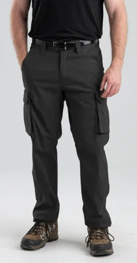 Berne Mens Black Cotton Blend Echo Zero Six Cargo Pant