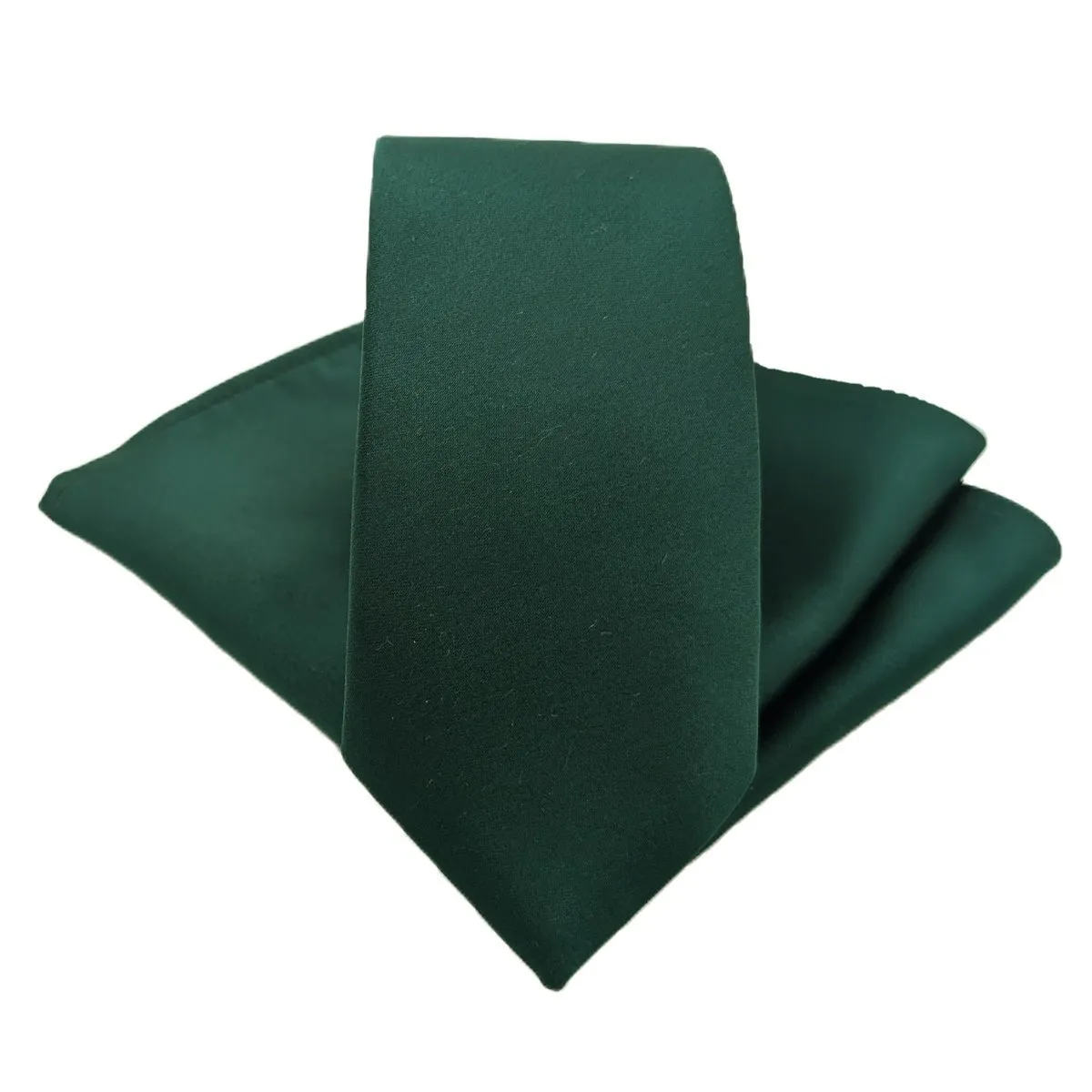 Bottle Green Pocket Square