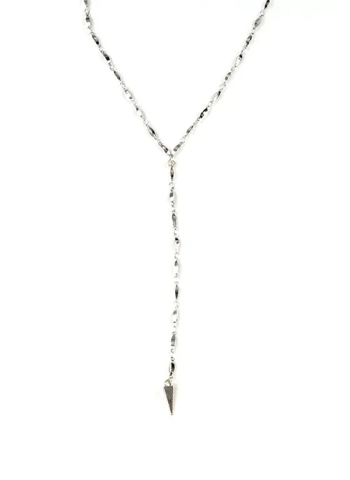 Bridgett Y-Necklace in Silver & Gold