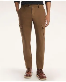 Brooks Brothers Men's Brushed Cotton Moleskin Cargo Pants Olive