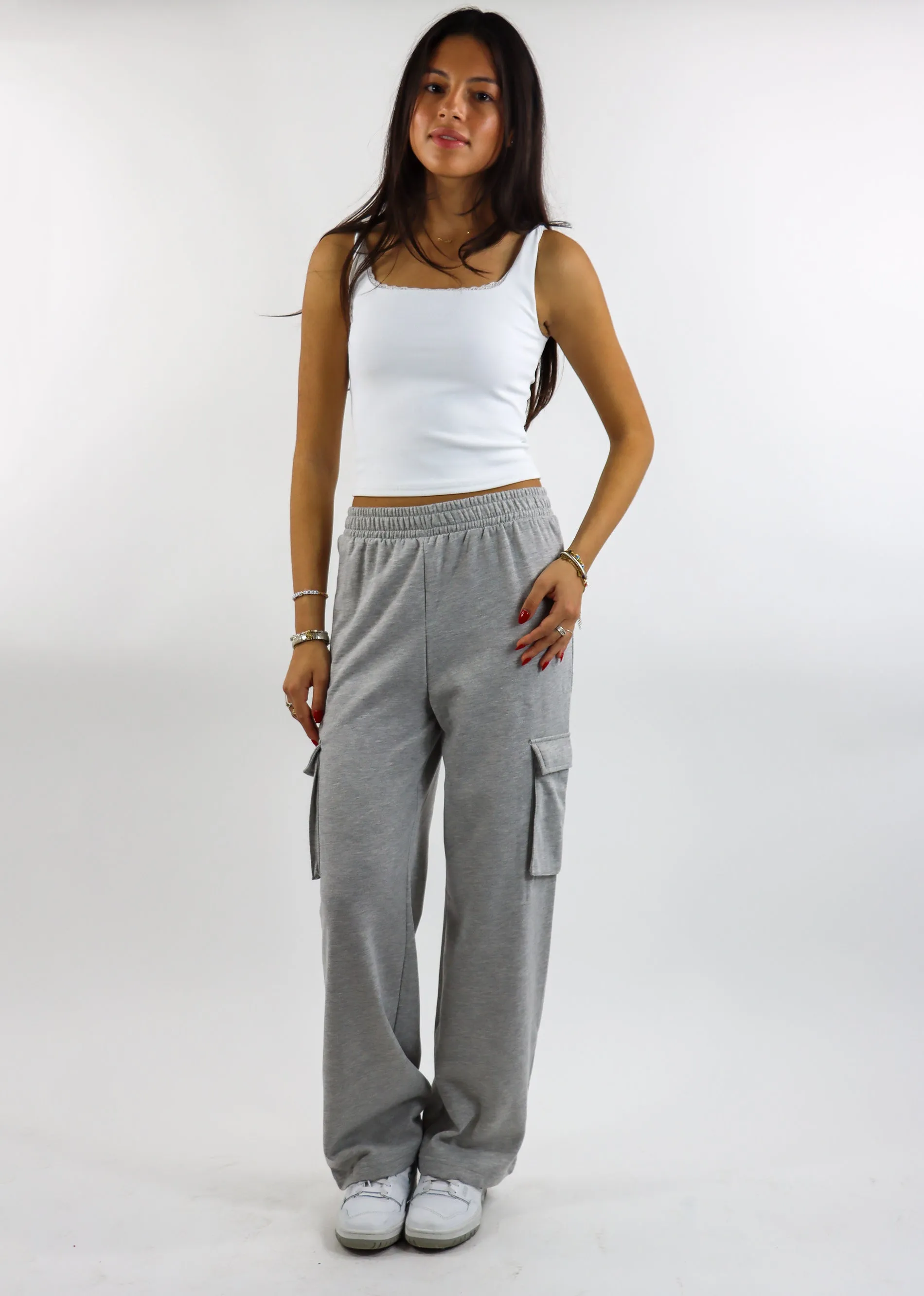 Can't You See Cargo Sweatpants ★ Grey