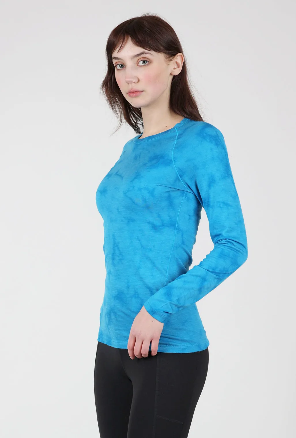 Classic All-Season Merino Base Layer, Pool Blue Wash