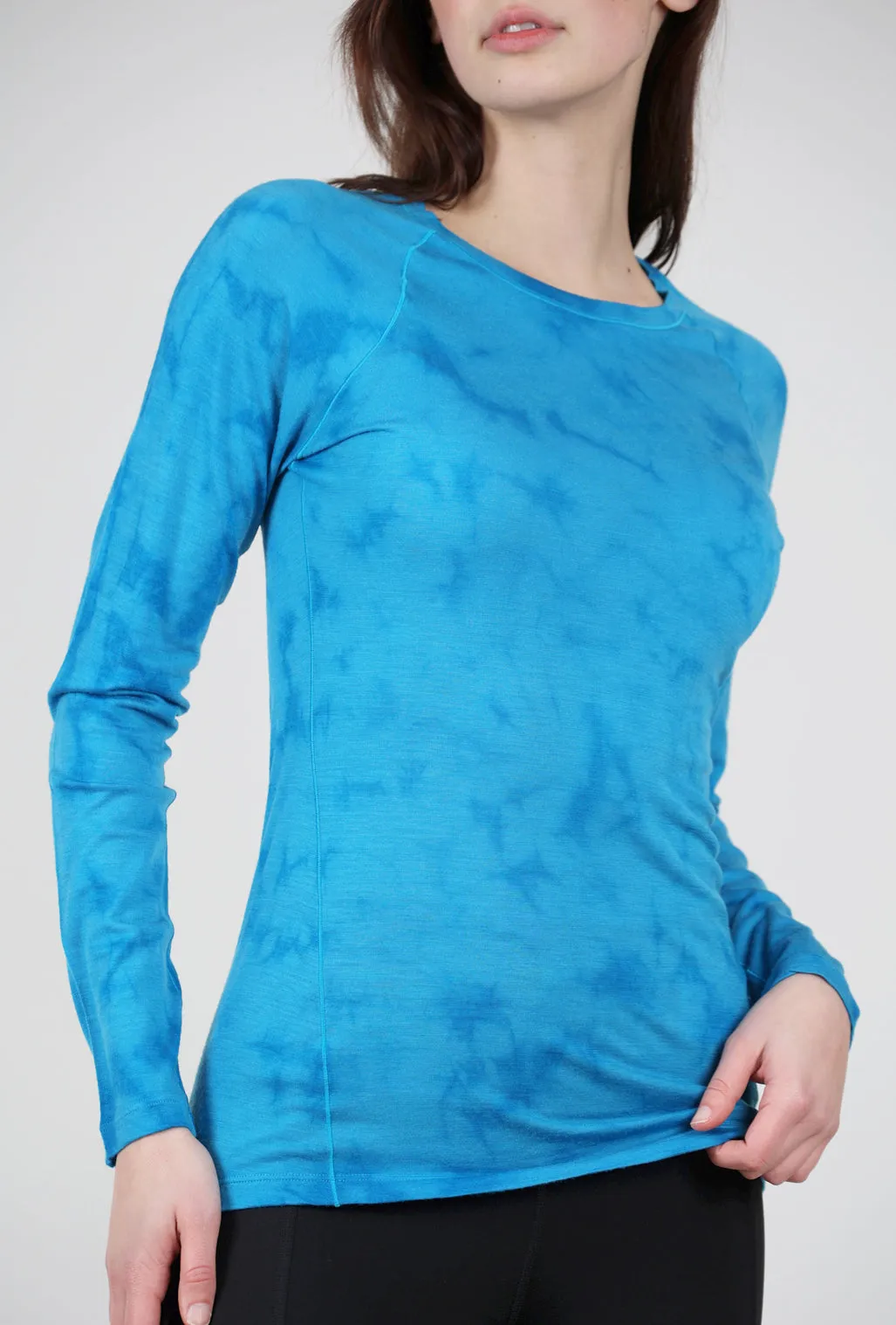 Classic All-Season Merino Base Layer, Pool Blue Wash