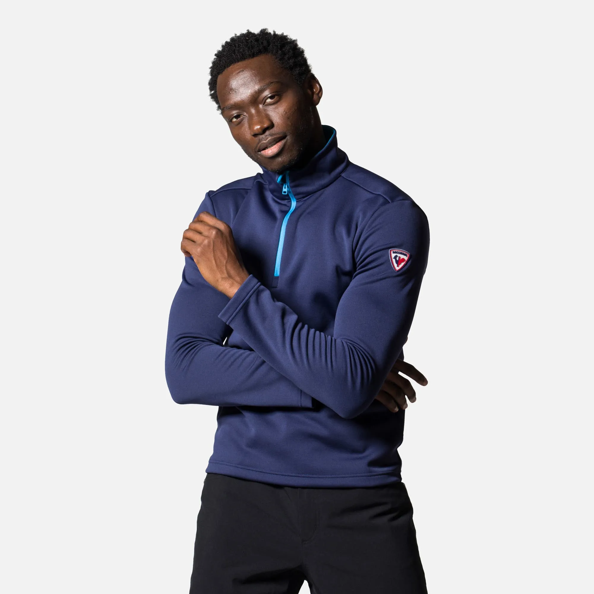 Classic Half-Zip Base Layer Top - Dark Navy