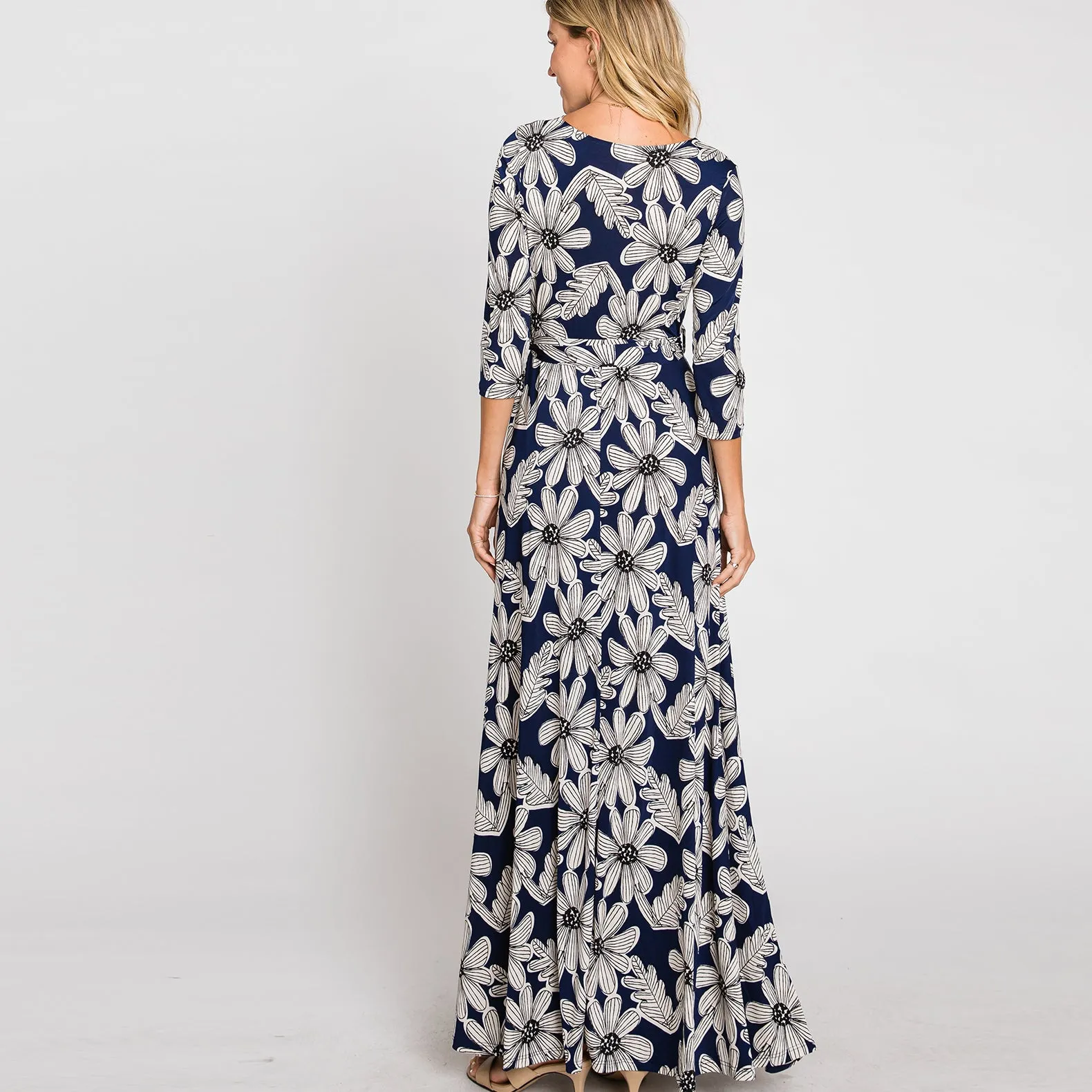 Daisy Venechia Maxi Wrap Dress