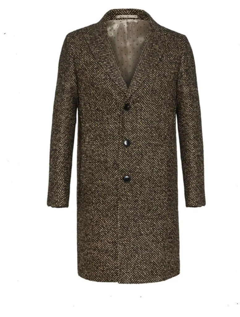 DANDY RETRO OVERCOAT - SAND