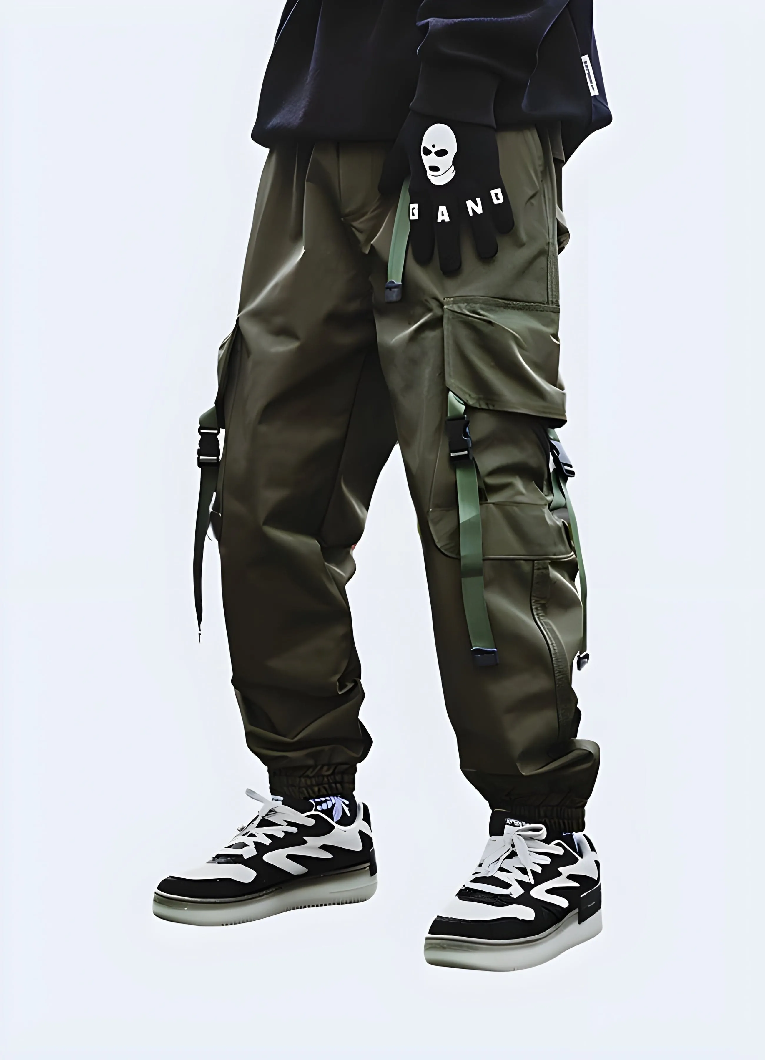 Dark Green Cargo Pants