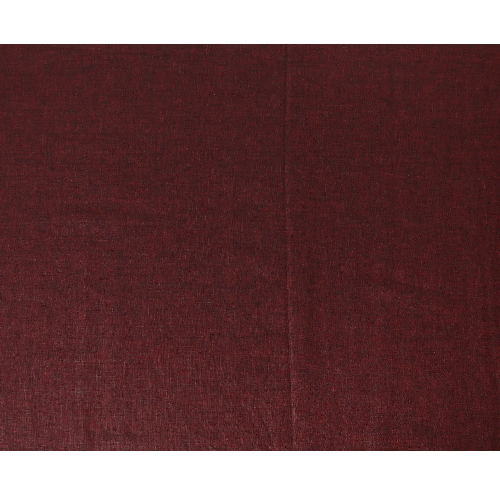 Deep Maroon Plain Premium Pure Linen Fabric - 60 Lea Quality, 140 cm Width-D19937