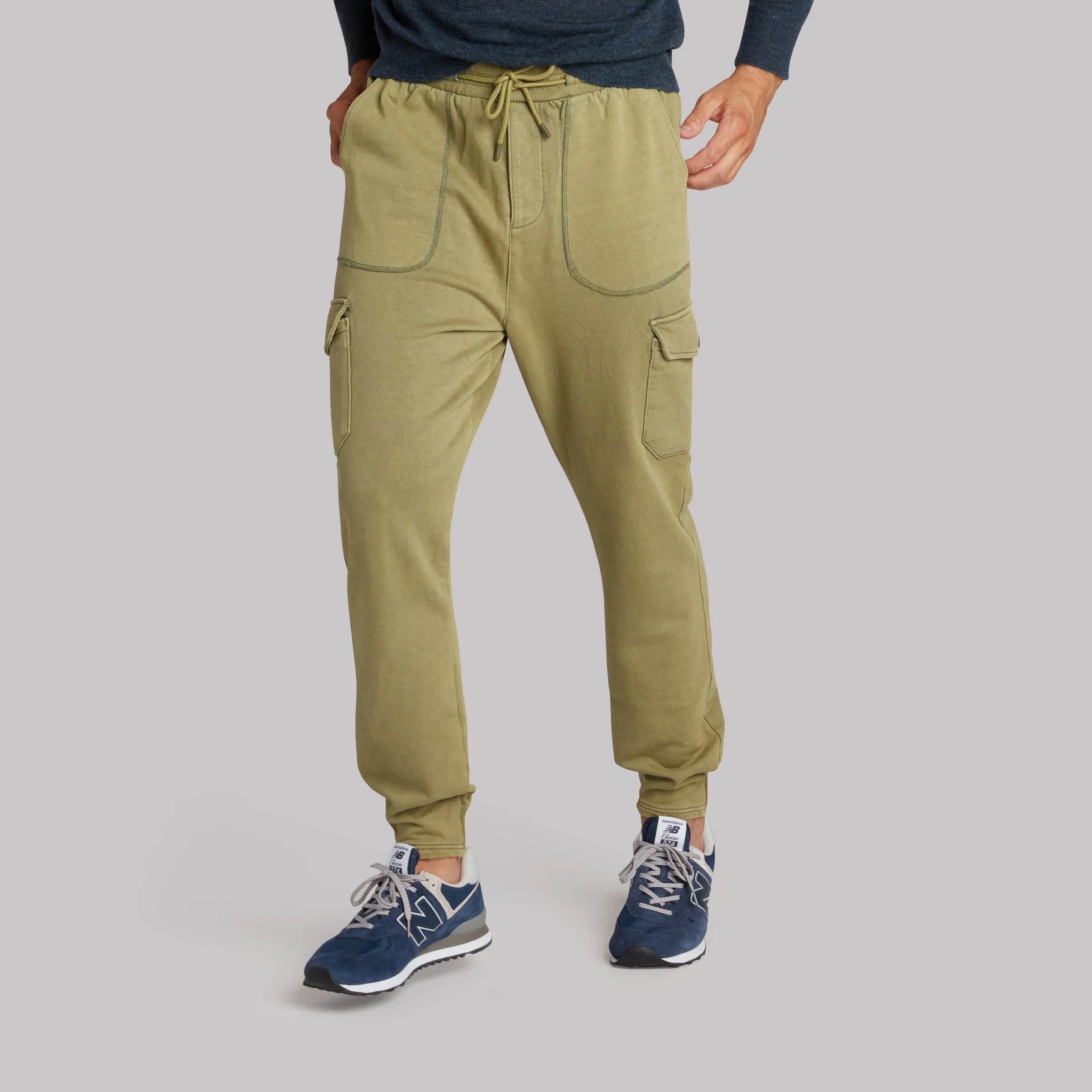 Defender Loopback Cargo Jogger - Avocado