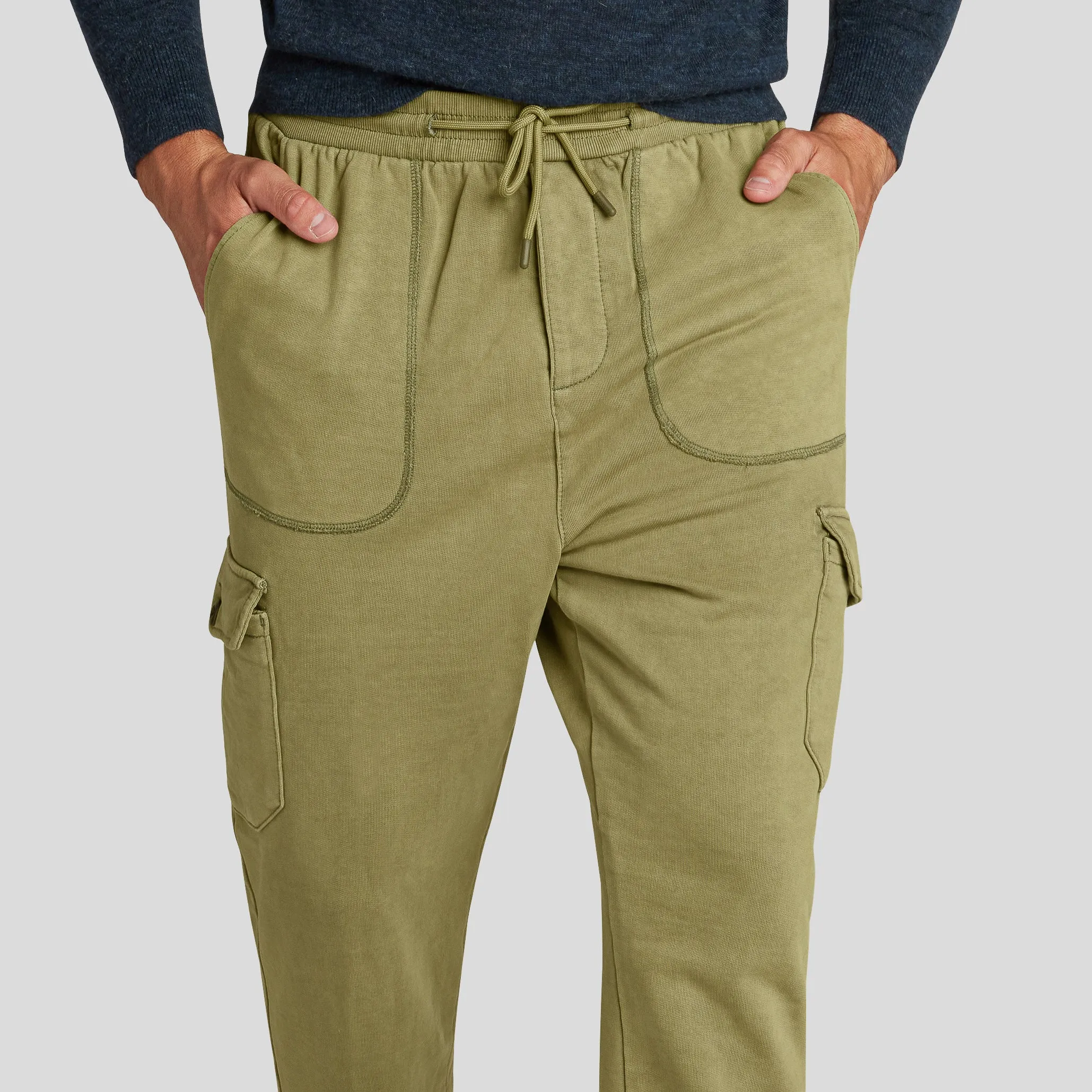 Defender Loopback Cargo Jogger - Avocado