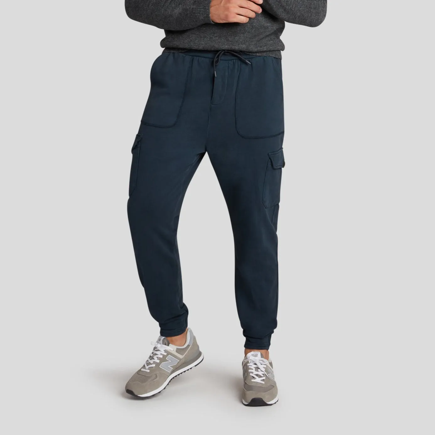 Defender Loopback Cargo Jogger - Graphite Blue