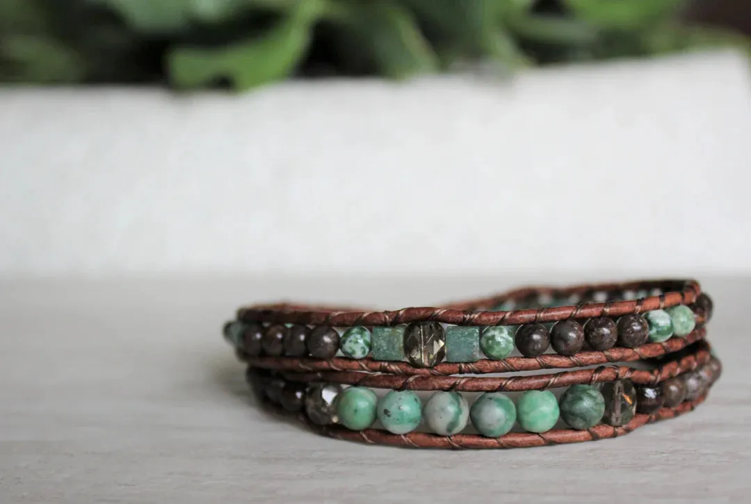 Double Wrap Bracelets by Woven Stone Co.