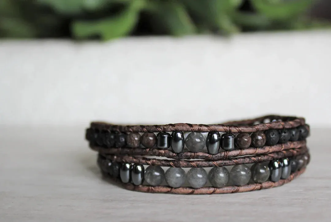 Double Wrap Bracelets by Woven Stone Co.