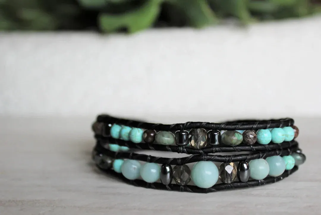 Double Wrap Bracelets by Woven Stone Co.