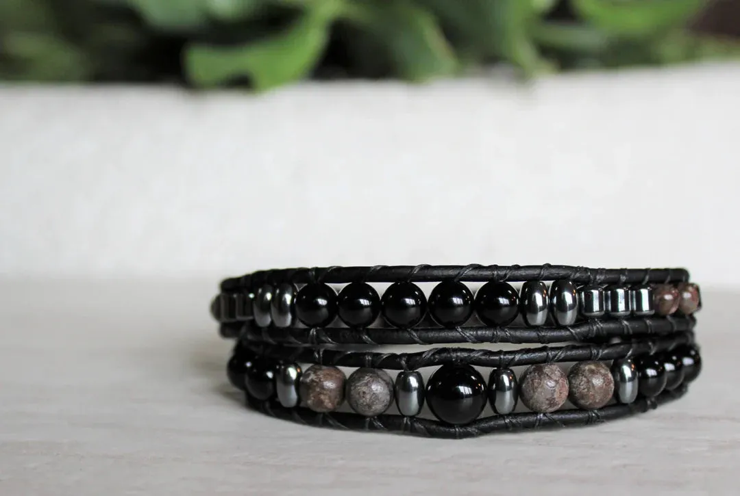 Double Wrap Bracelets by Woven Stone Co.