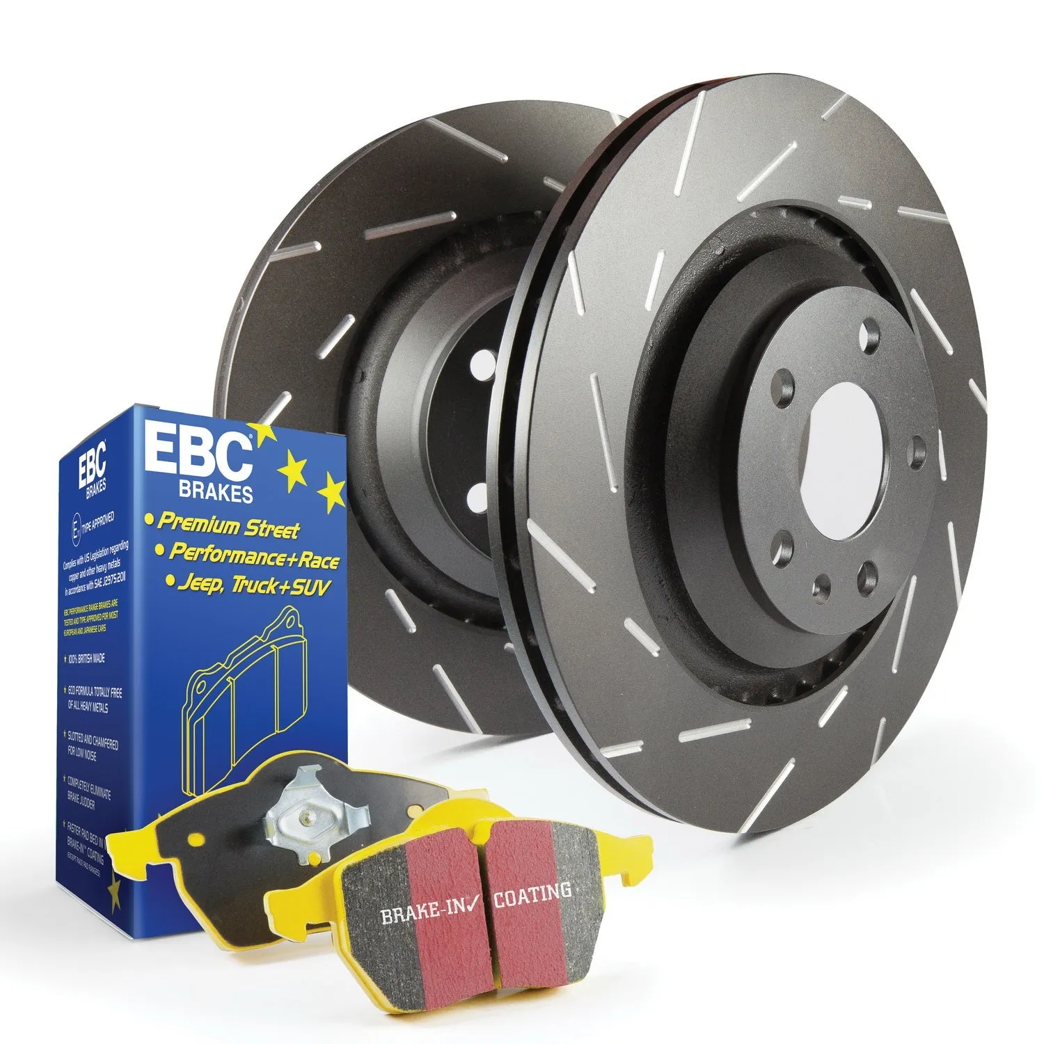 EBC Brakes S9KF1108 S9 Kits Yellowstuff and USR Rotors