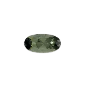 Faceted Green Tourmaline Elongated Oval