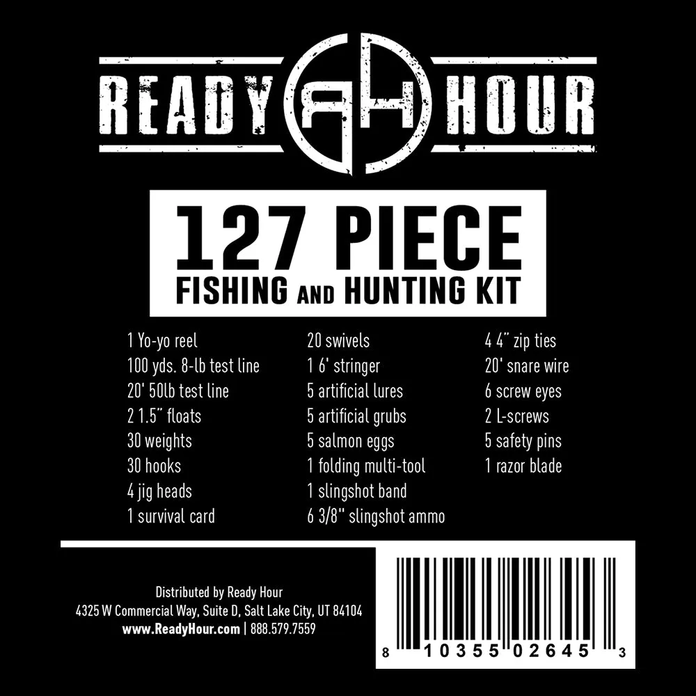 Fishing & Hunting Kit by Ready Hour (127 pieces)