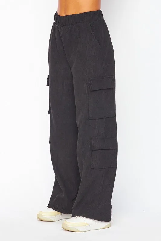 Fleece Cargo Pants