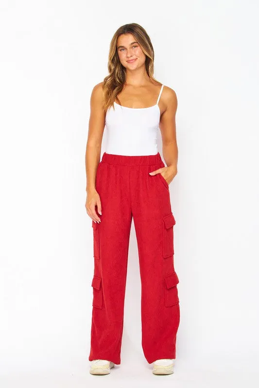 Fleece Cargo Pants