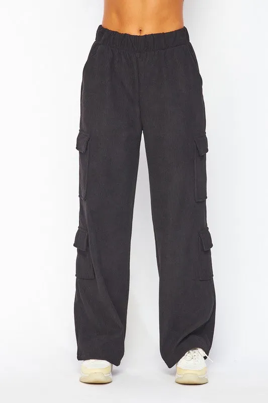 Fleece Cargo Pants