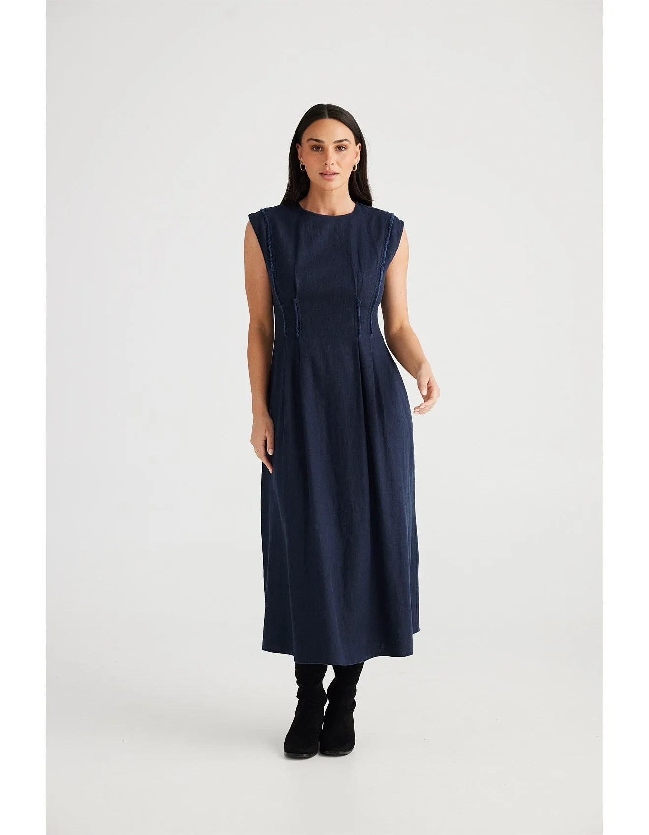 Fortuna Dress - Navy