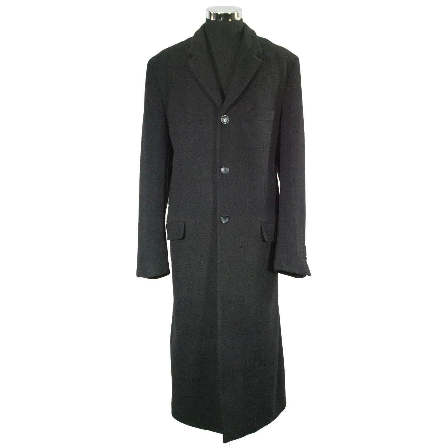 Full Length Wool/Cashmere Top Coat