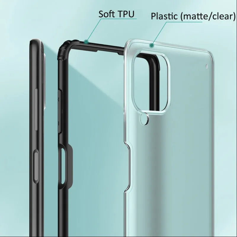 Galaxy F62 Transparent Bumper Case