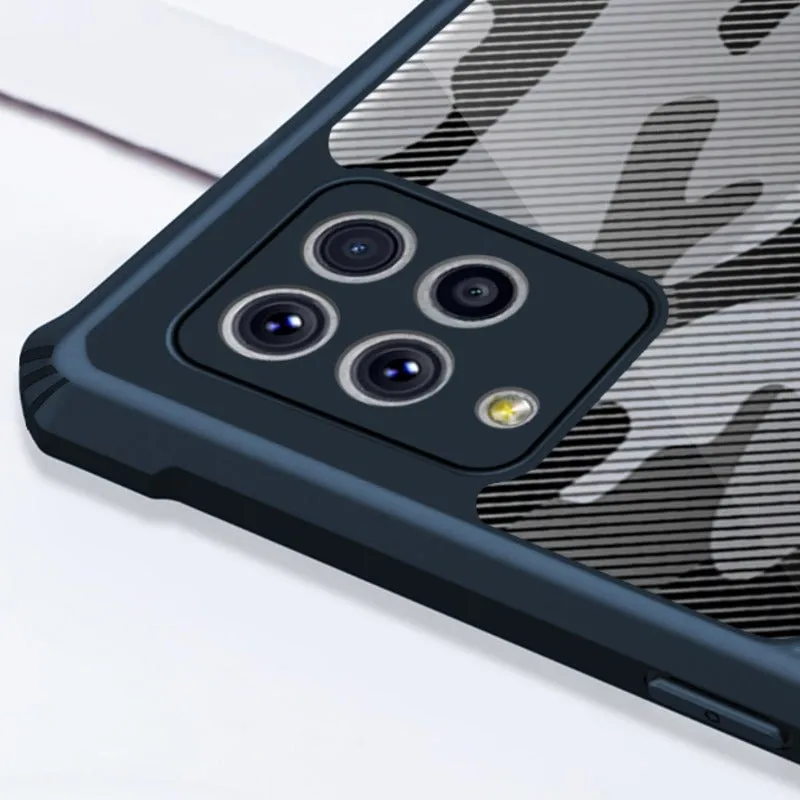 Galaxy F62 Transparent Camouflage Case