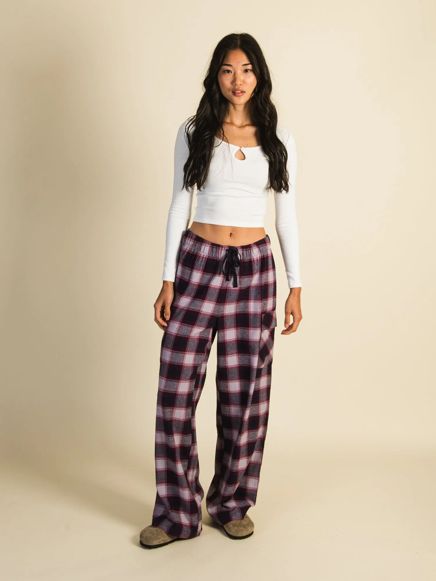 HARLOW KHLOE CARGO PANT - LILAC