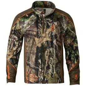 Hell's Canyon Midweight Base Layer 1-4 Zip Top - Mossy Oak Break-Up Country, Small