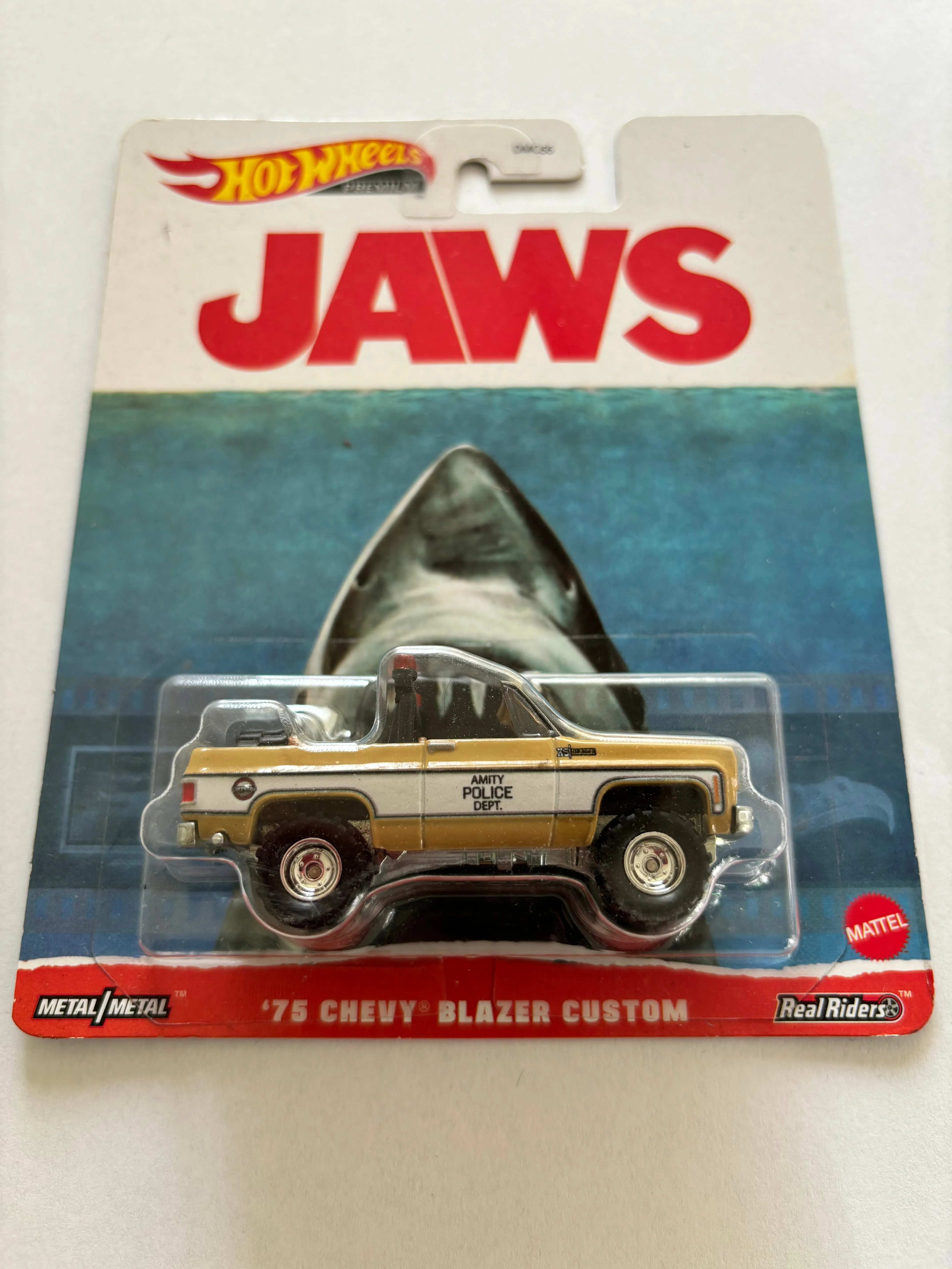 Hotwheels Premium Jaws ‘75 Chevy Blazer Custom