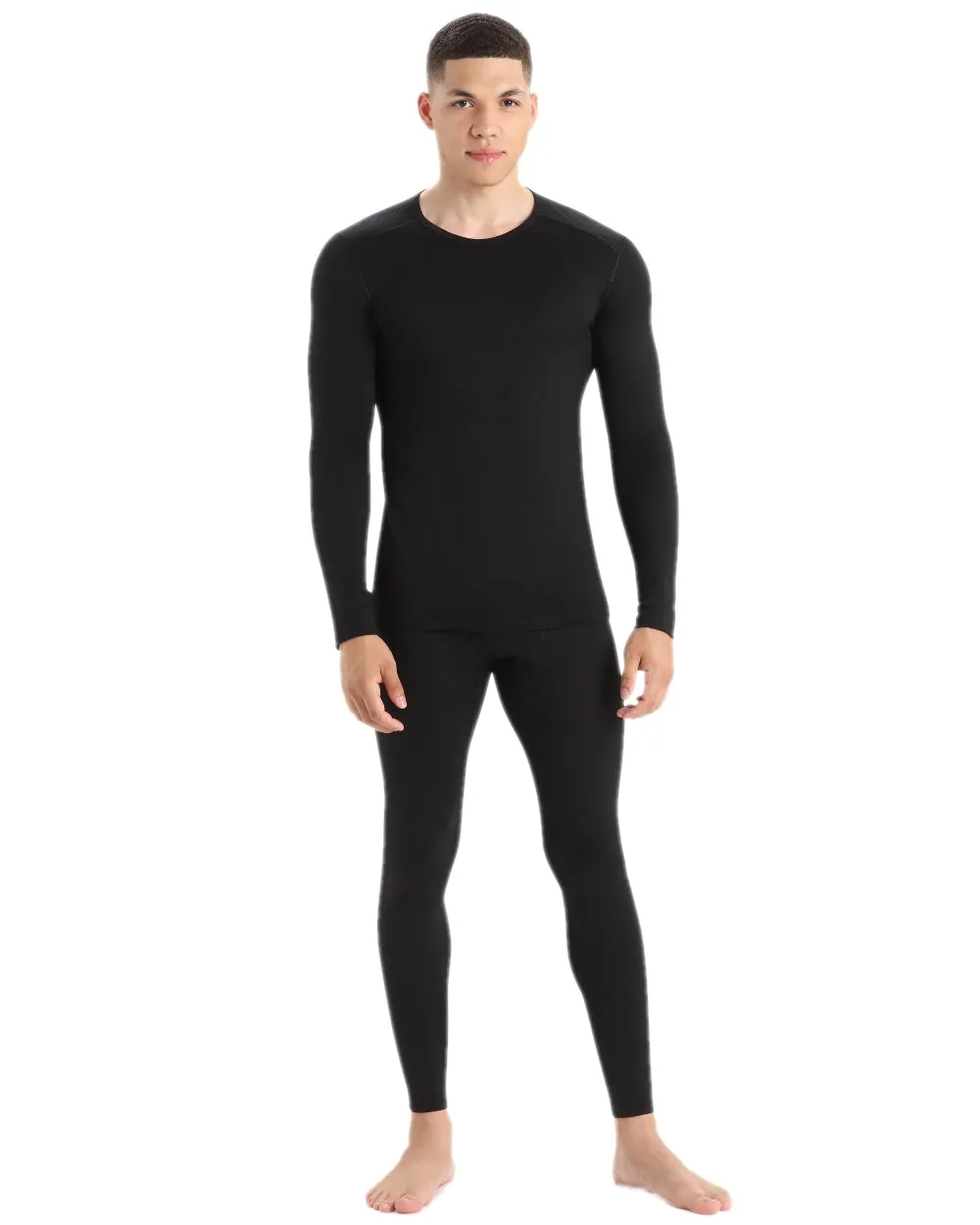 Icebreaker Mens Merino 200 Oasis Crewe Thermal Top