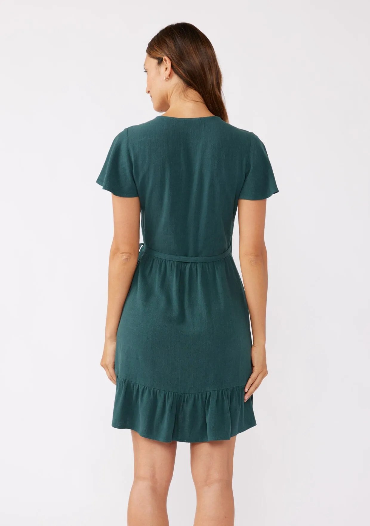 Jade Mini Wrap Dress