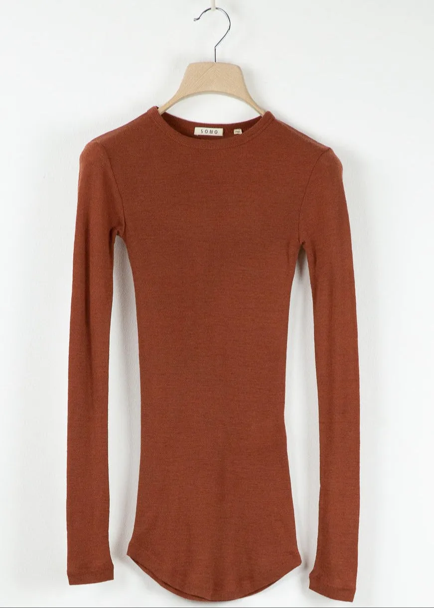 LUNA Longsleeve | Rust