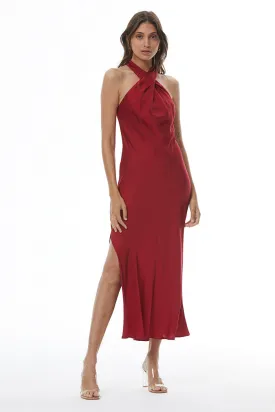 Manhattan Midi Dress // Red Velvet ~ NO RETURNS