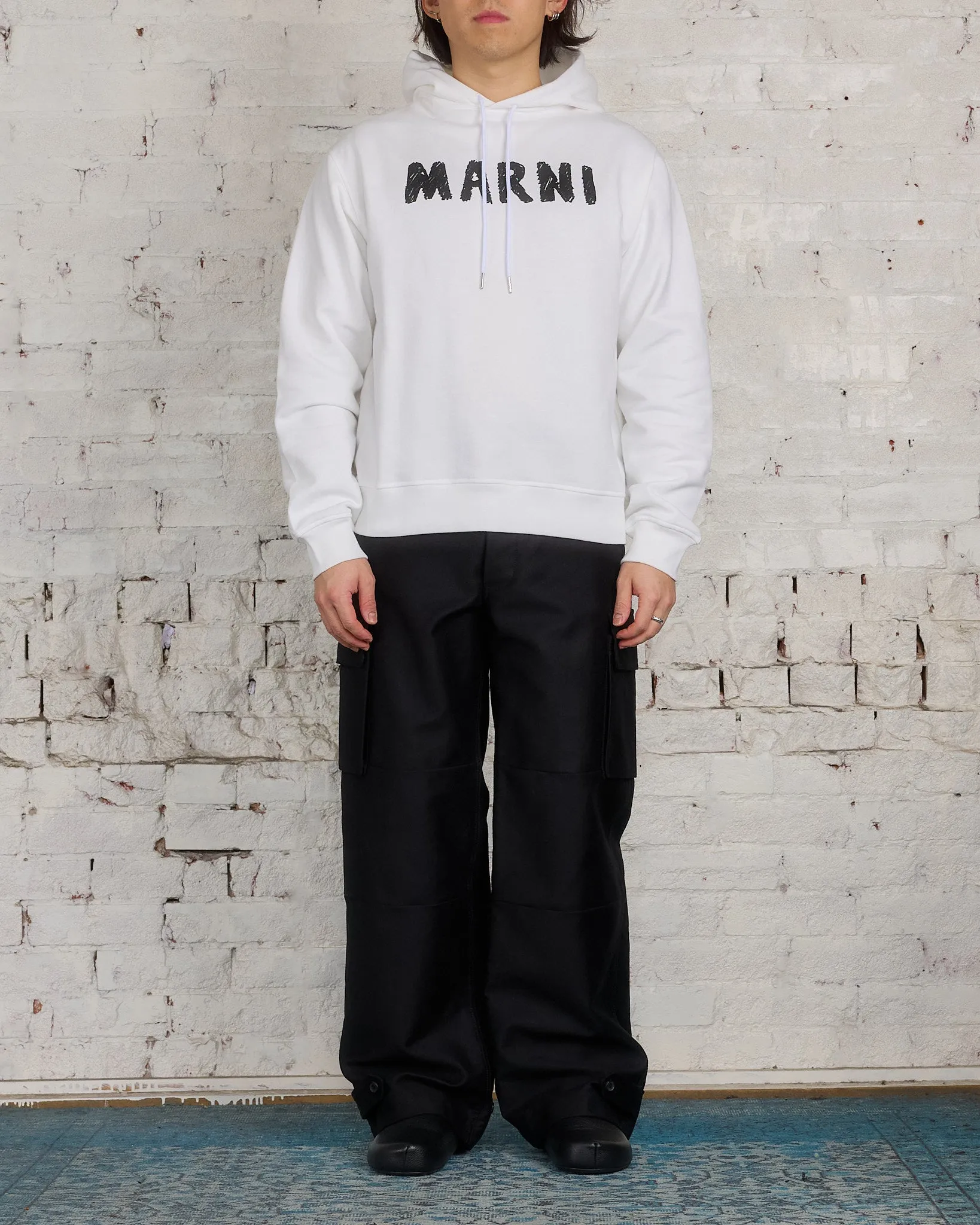 Marni Moleskin Cargo Pant Black