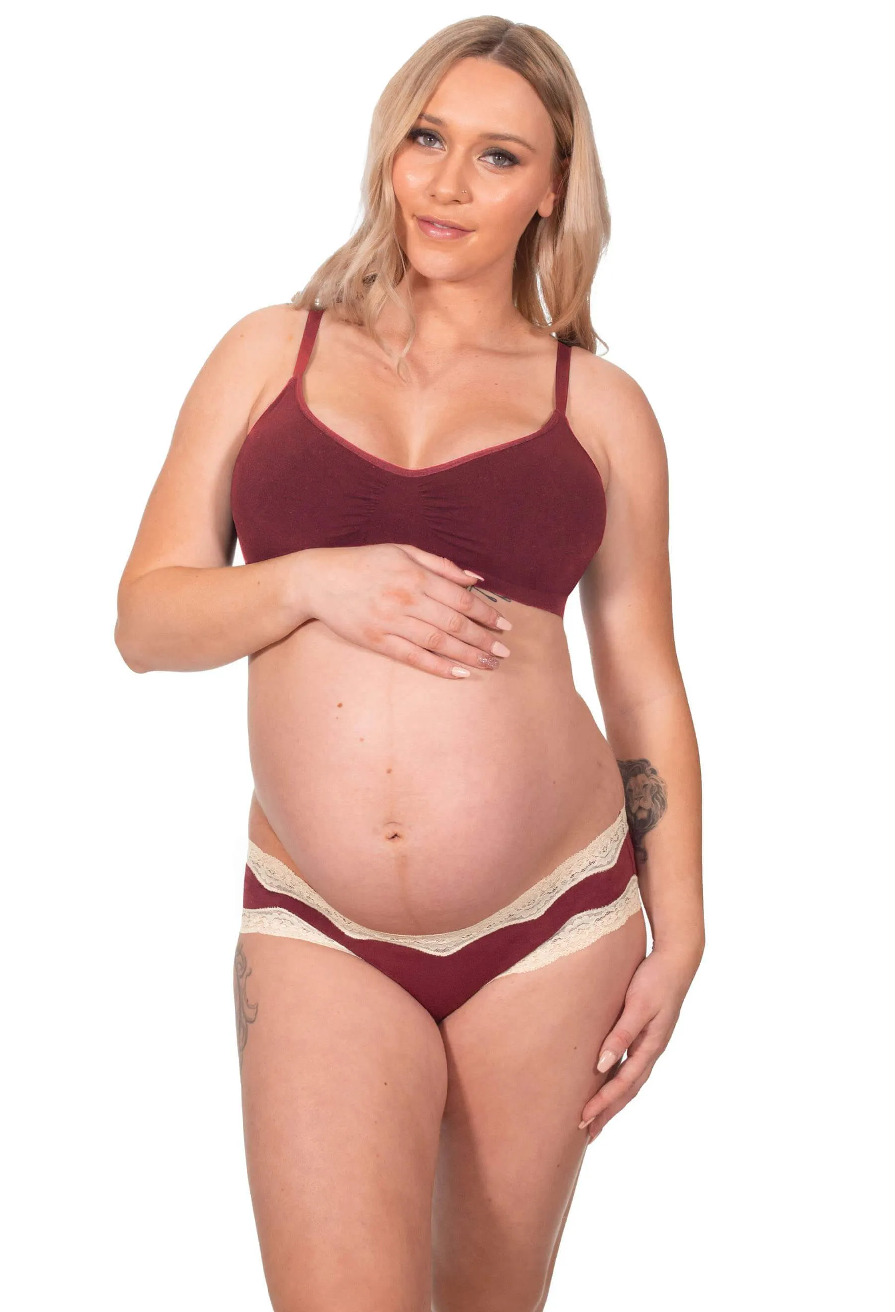 Maternity Cotton Rich Low Rise Hipster Brief 7 Pack